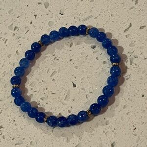 Blue Beaded Bracelet